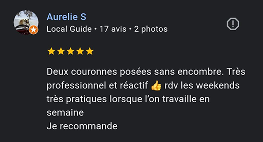 Avis client